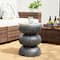 Glitzhome® 18" Multifunctional Faux Terrazzo Garden Stool